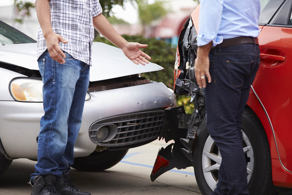 Drivers Arguing After a Car Accident